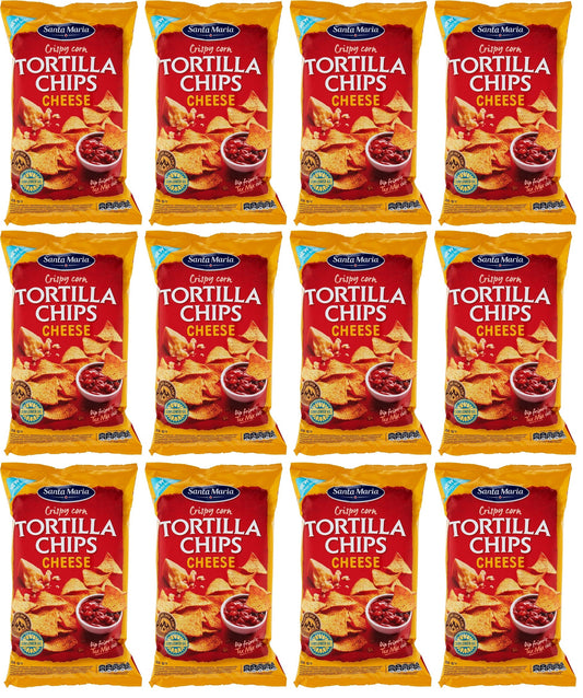 12 x Santa Maria Tortilla Salted Chips