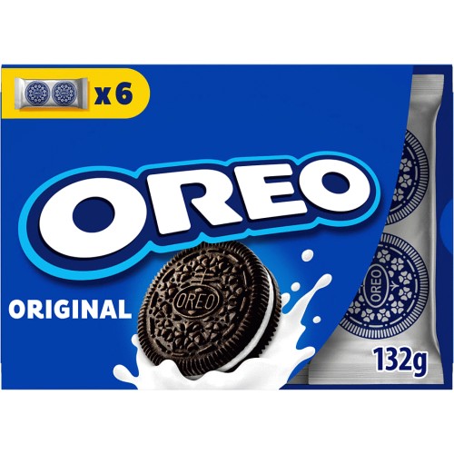 7 x Oreo Vanilla Lunchbox Snacksize (6 Packs Of 2) - 132GM