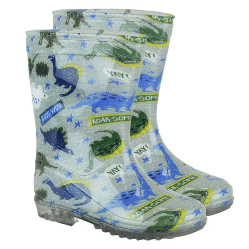 WEL1 DINO KIDS WELLIES