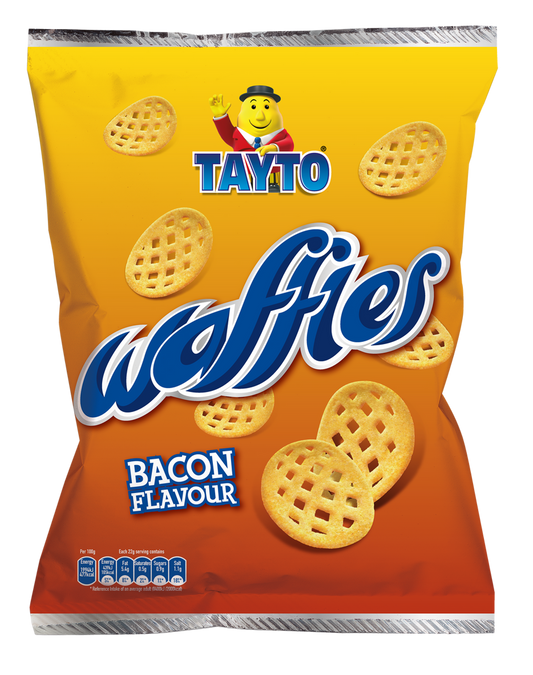 12 x Tayto Waffles Bacon Flavour 100G