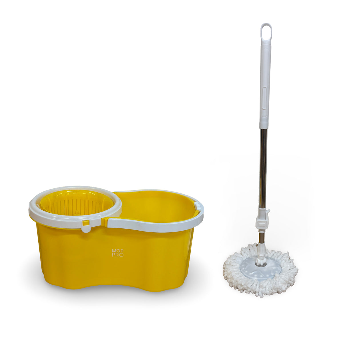 Mop PRO 360° Spin Mop and Bucket Set - Includes 2 Cloths