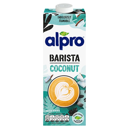 8 x Alpro Coconut Drink Soya Barista - 1LTR