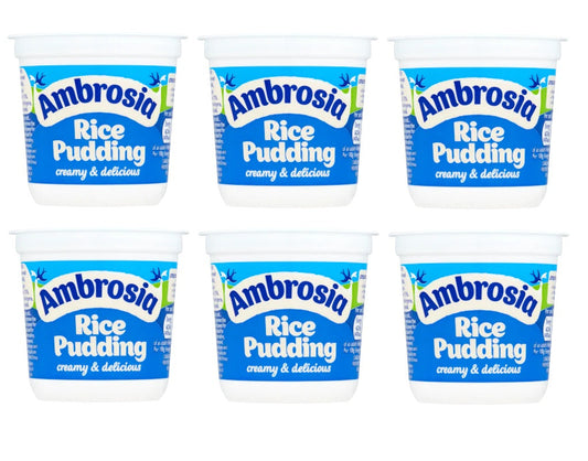 6 x Ambrosia Rice Pots 150G