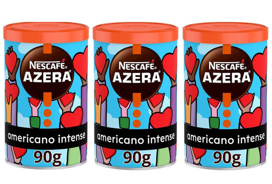 3 X Nescafe Azera Americano Intense 90G