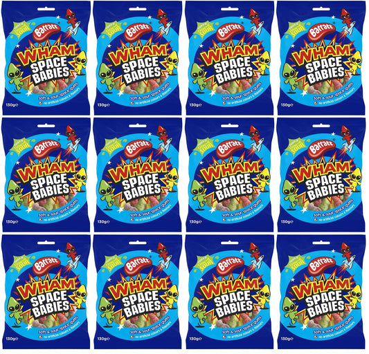 12 x Barratt Wham Space Babies - 130GM