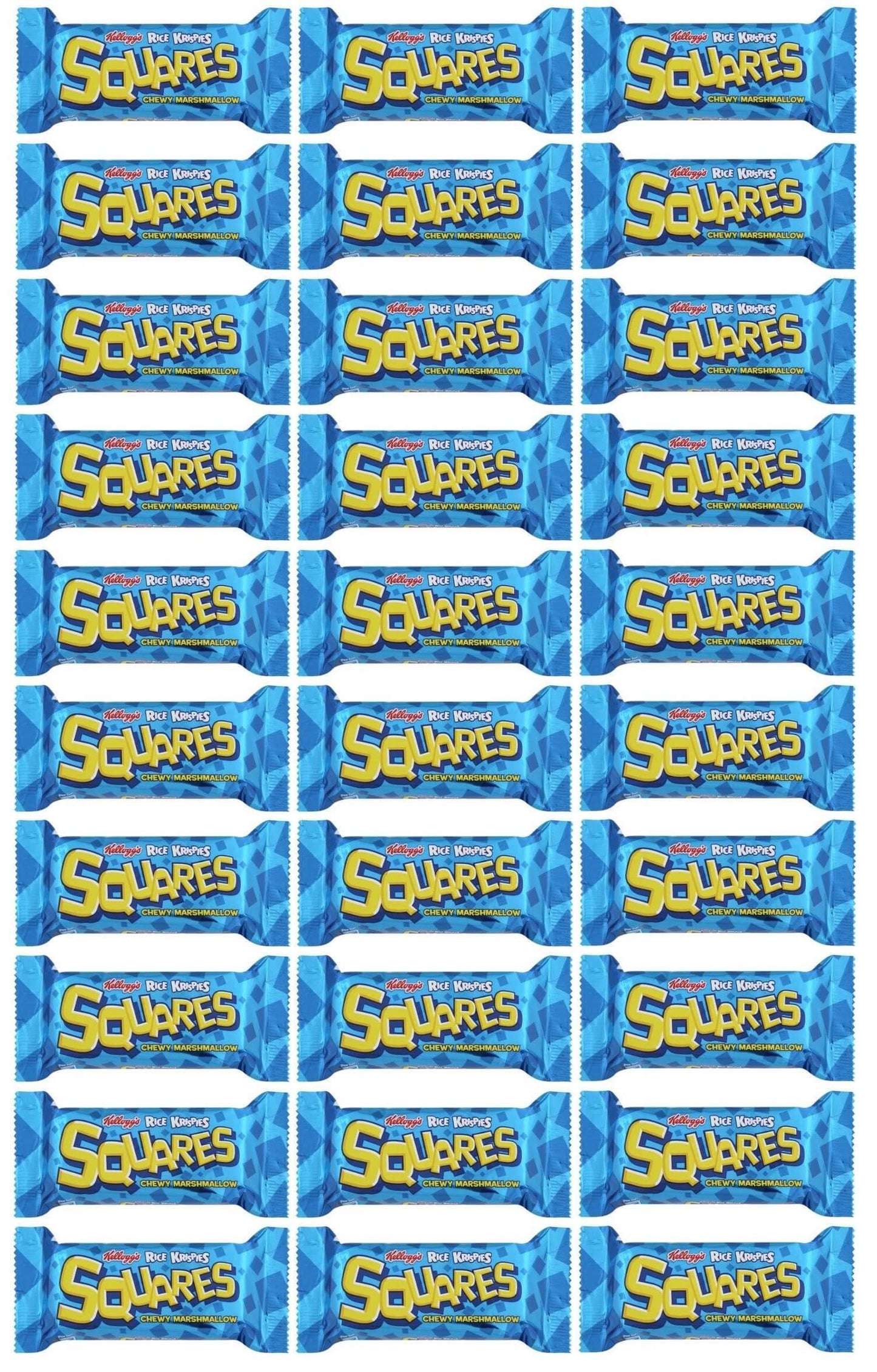 30 x Rice Krispies Squares Marshmallow 28Gm