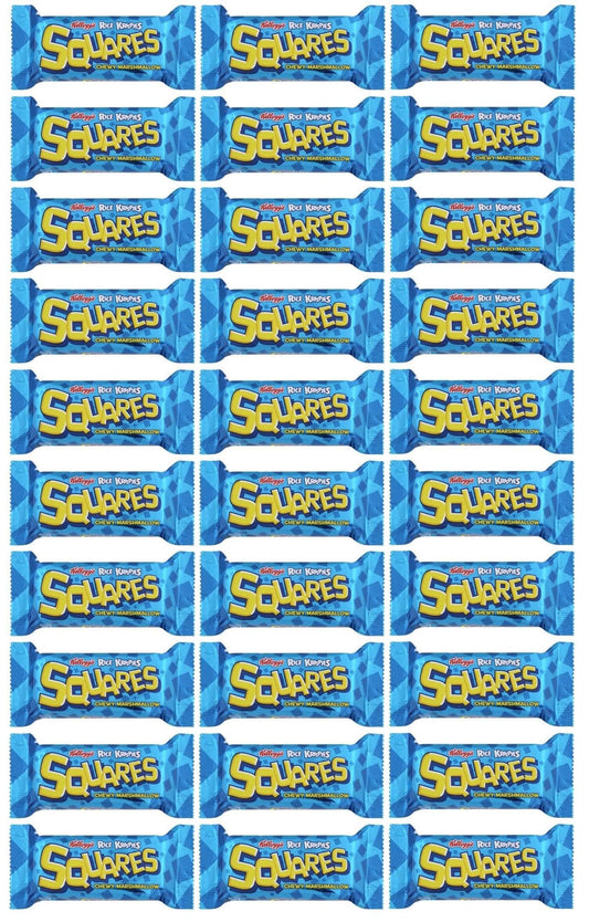30 x Rice Krispies Squares Marshmallow 28Gm