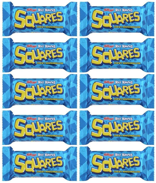 10 x Rice Krispies Squares Marshmallow 28Gm