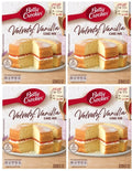 4 x Betty Crocker Velvety Vanilla Cake Mix 425G