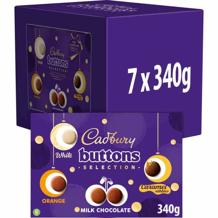 7 x Cadbury Button Box  - 340GM