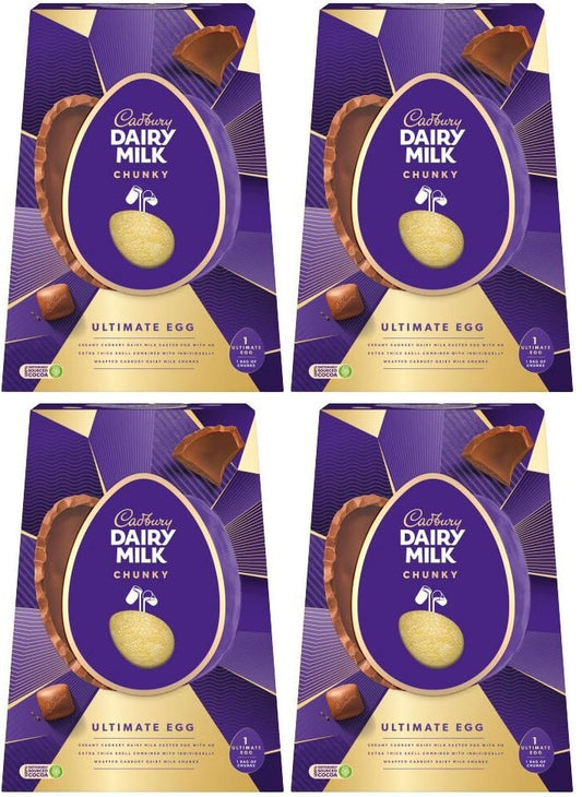 4 x Cdm 400g Chunky Ultimate Egg - 400GM