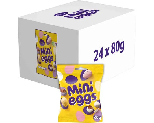24 x Cadbury Mini Eggs Bag - 80GM