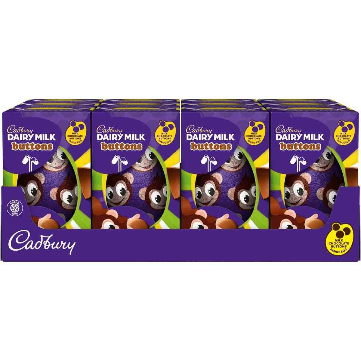 12 x Cadbury Buttons Small Egg - 96GM