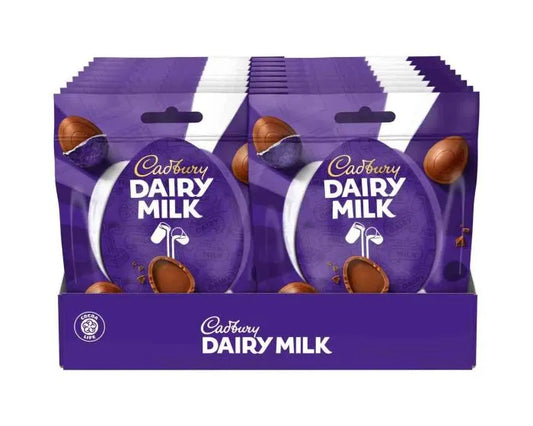 18 x Cadbury Dairy Milk Chocolate Egg Bag - 77GM
