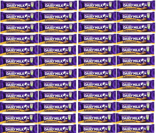 48 x Cadbury Dairy Milk Caramel 45Gm