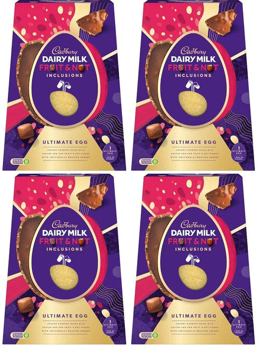4 x Cadbury Fruit & Nut Ultimate Egg - 400GM