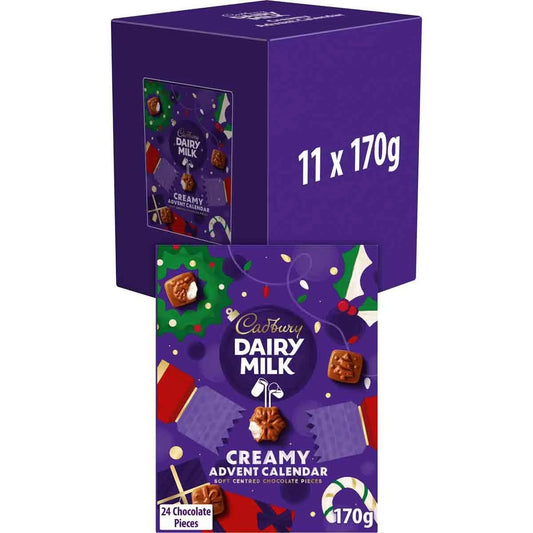 11 x Cadbury Dairy Milk Midr Advent Calendar - 170GM