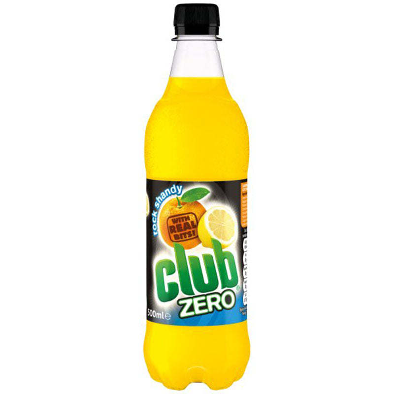 24 x Club Zero Sugar Orange 500Ml