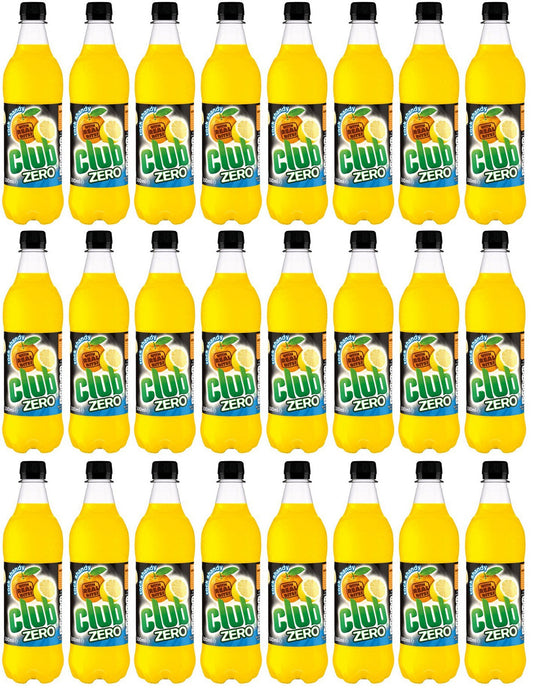 24 x Club Zero Sugar Orange 500Ml