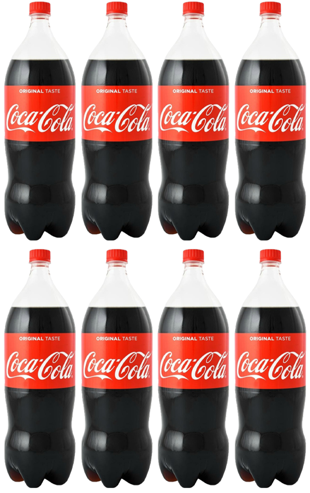 8 x Coca-Cola Original Taste 2L