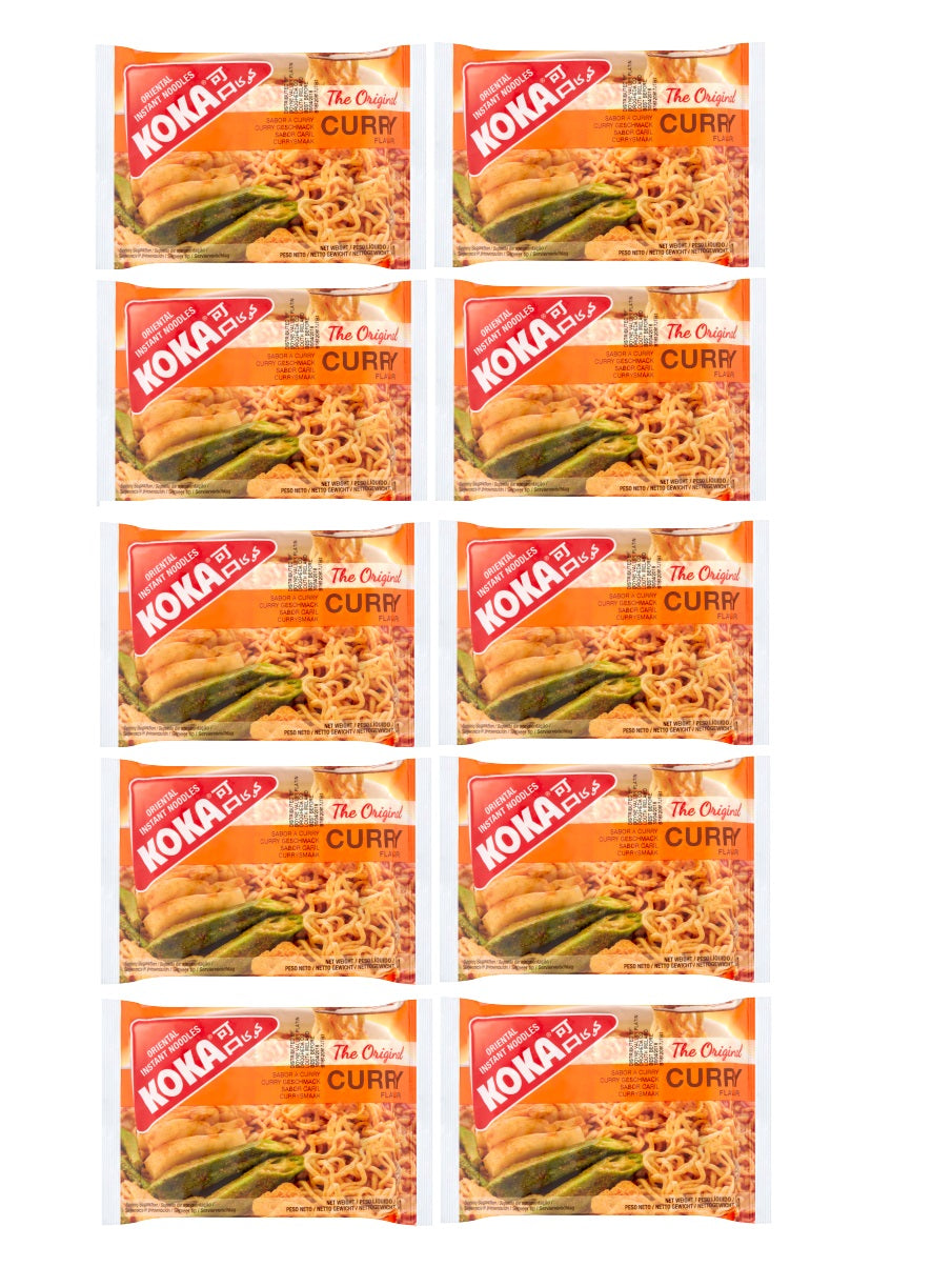 10 x Koka Instant Noodles Curry 85G