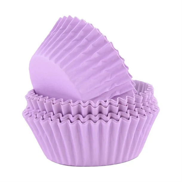 Pme Block Colour Cupcake Cases Purple  (Pack 60)