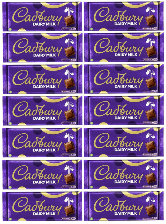 14 x Cadbury Dairy Milk Chocolate Bar Large Block - 360G