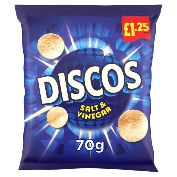 16 x Kp Discos Salt & Vinegar - 70GM