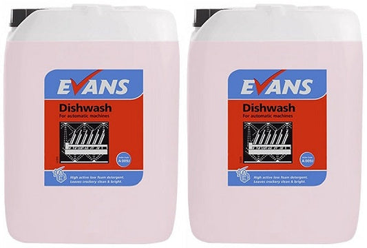 2 x Evans Dishwash