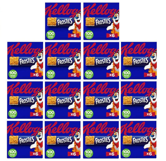 14 X Kellogg's Frosties Cereal Bars 6X25G