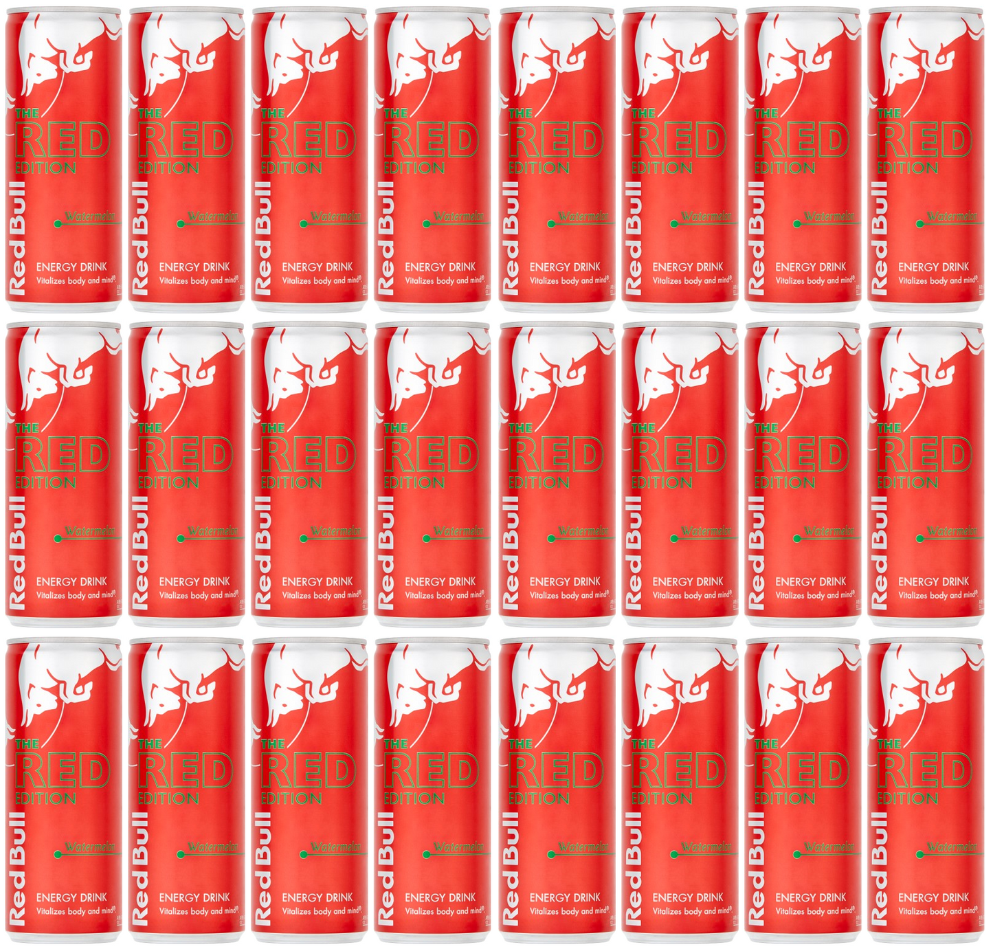 24 x Red Bull The Red Edition Watermelon Energy Drink 250Ml