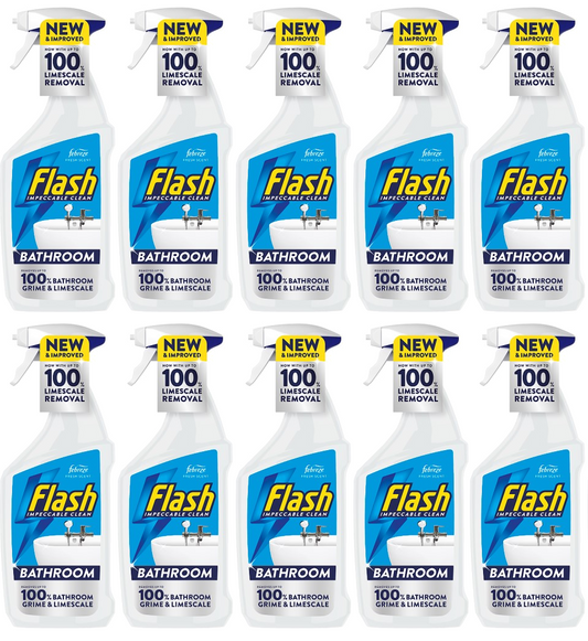 10 x Flash Spray Bathroom  - 800ML