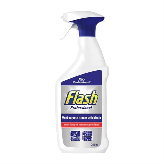 10 x Flash Cleaner With Bleach 750ml