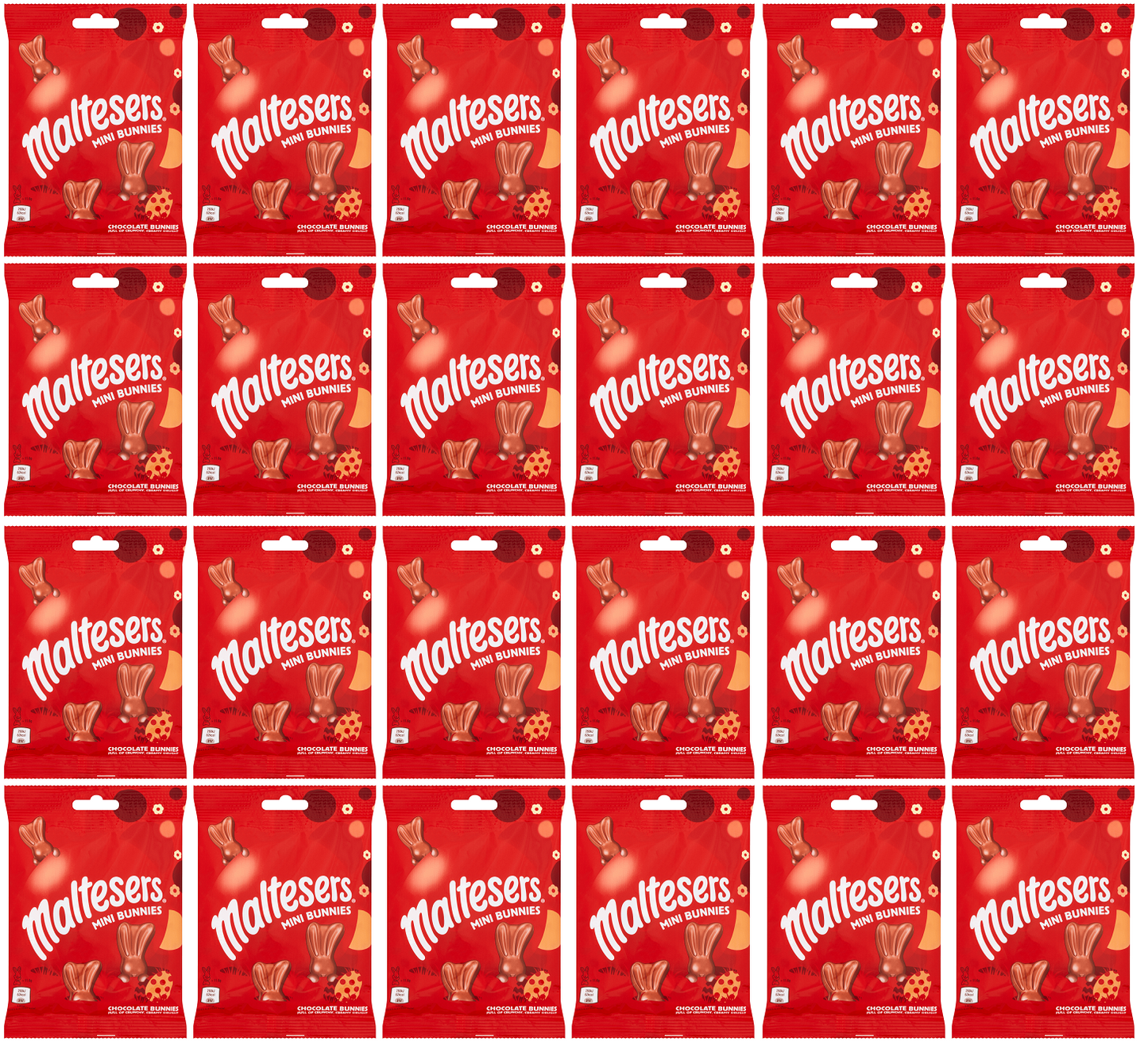 24 x Maltesers Milk Chocolate Mini Bunnies Bag - 58GM