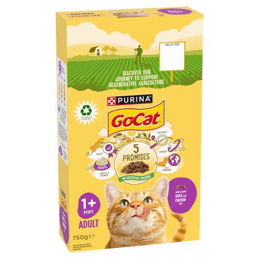5 x Go Cat Chicken & Duck - 750GM