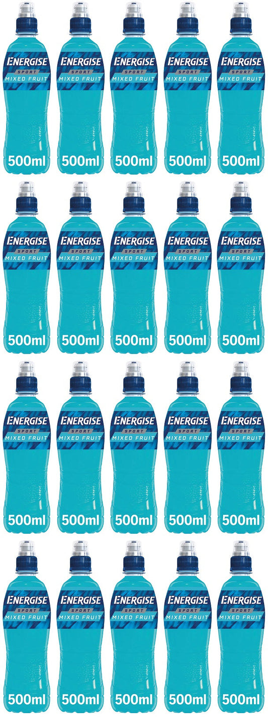 20 x Energise Sport Mixed Fruit 500Ml
