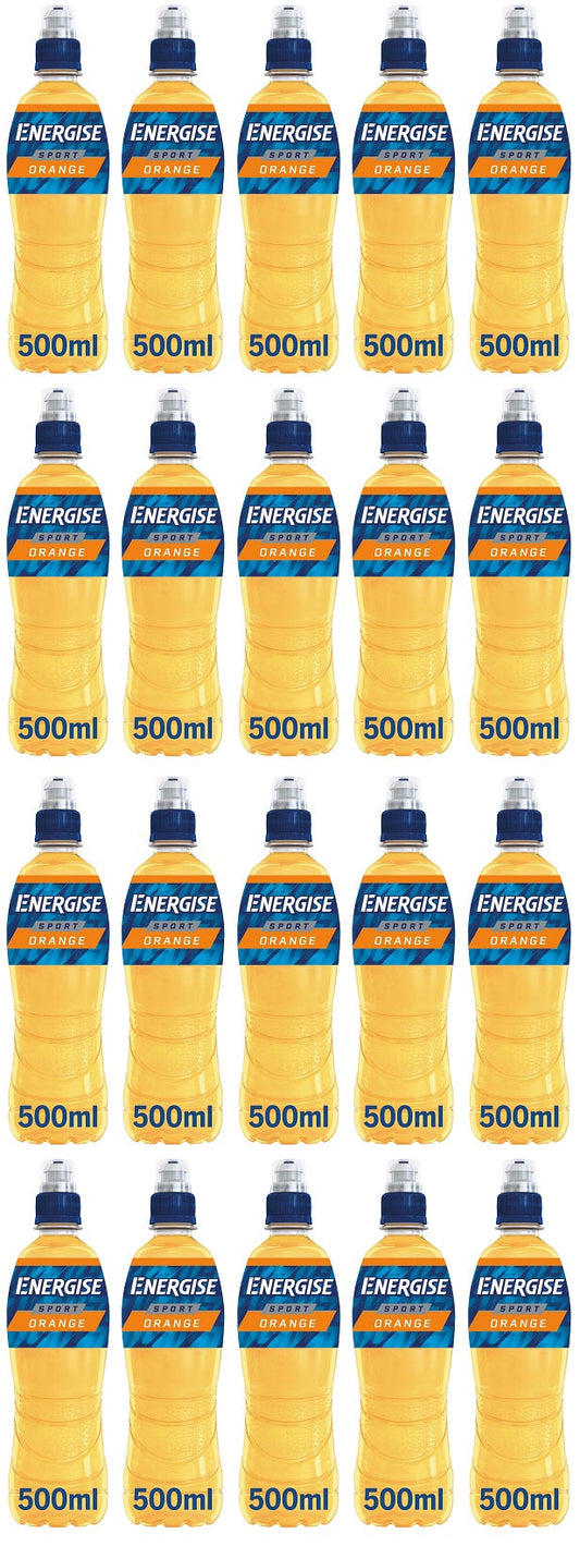 20 x Energise Sport Orange 500Ml
