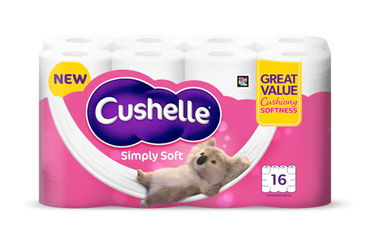 Cushelle Simply Soft - 16 PACK
