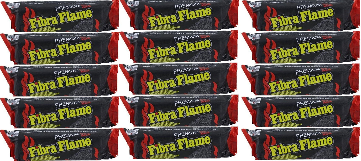 15 x Fibra Flame Premium Fire log