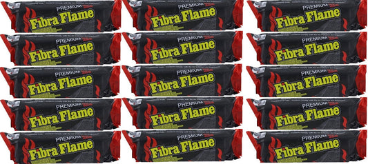 15 x Fibra Flame Premium Fire log
