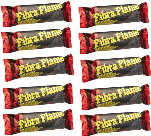 10 x Fibra Flame Premium Fire log