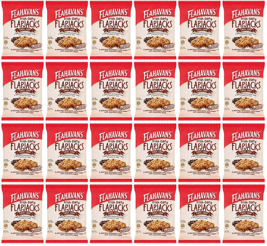 24 x Flahavan's Irish Oaty Flapjacks Choc Chip 40G
