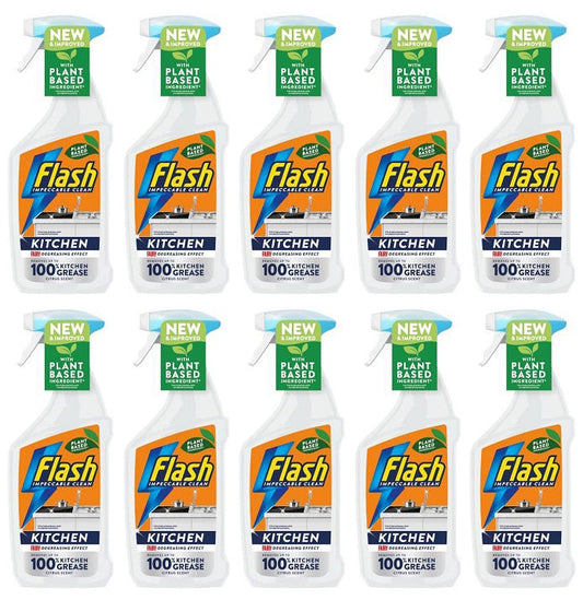 10 x Flash Spray Kitchen  - 800ML