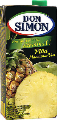 12 x Don Simon Juice Pineapple Grape 1Lt