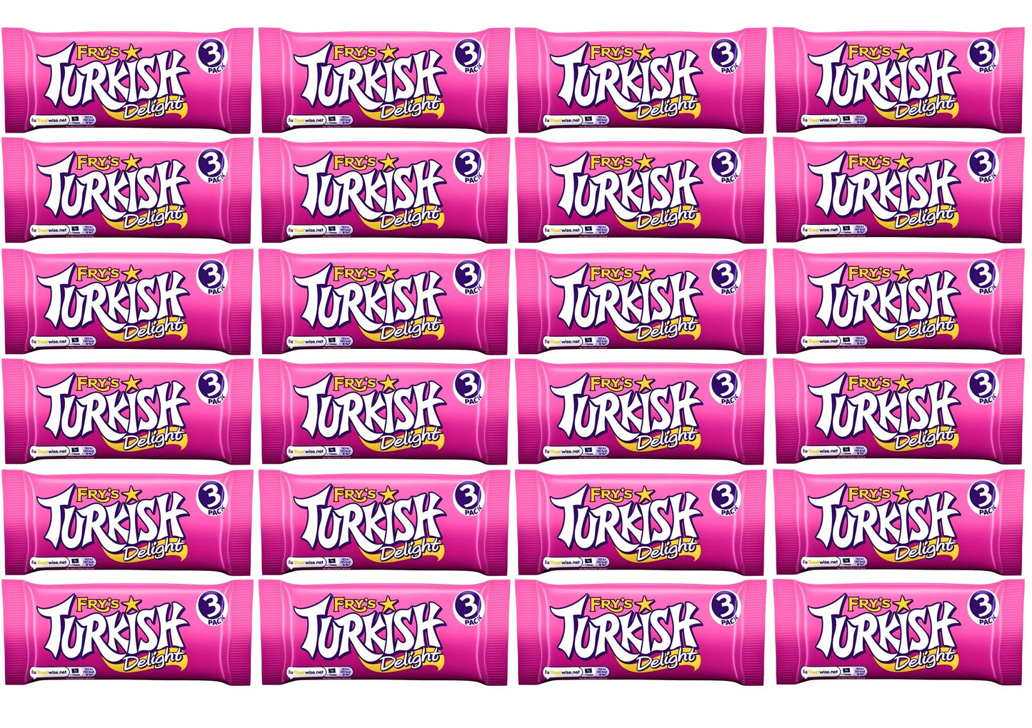 24 x Frys Turkish Delight 3pk - 153GM