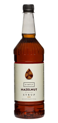 Simply Hazelnut Flavoured Syrup 1 Litre