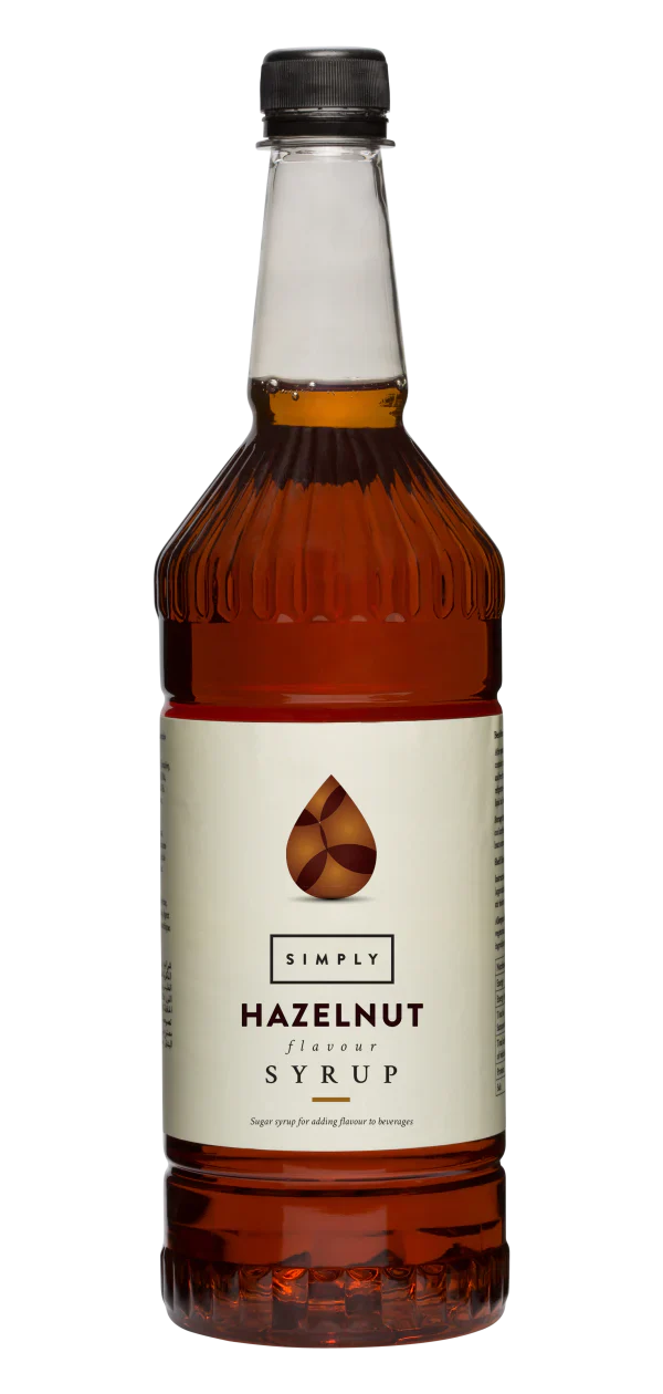 Simply Hazelnut Flavoured Syrup 1 Litre