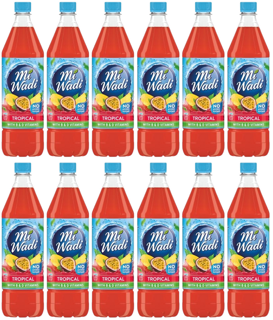 12 x Miwadi Tropical 1L