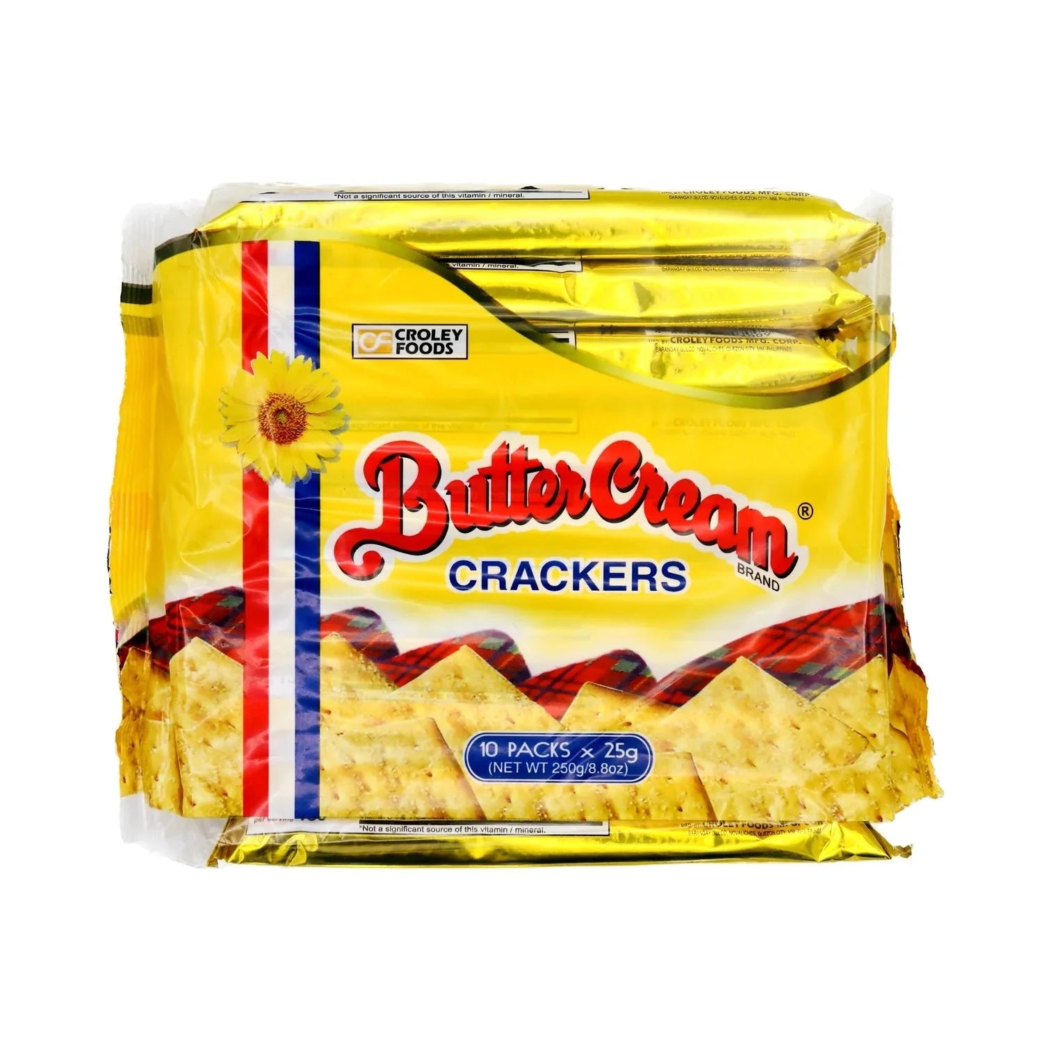 CROLEY FOODS Butter Cream Crackers 10x25g