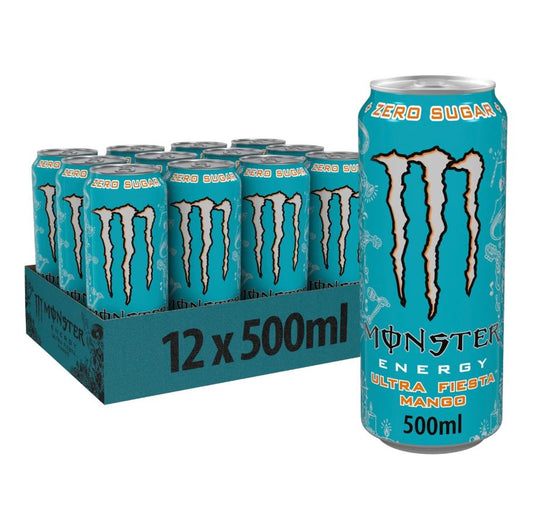 12 x Monster Energy Ultra Fiesta Mango 500Ml